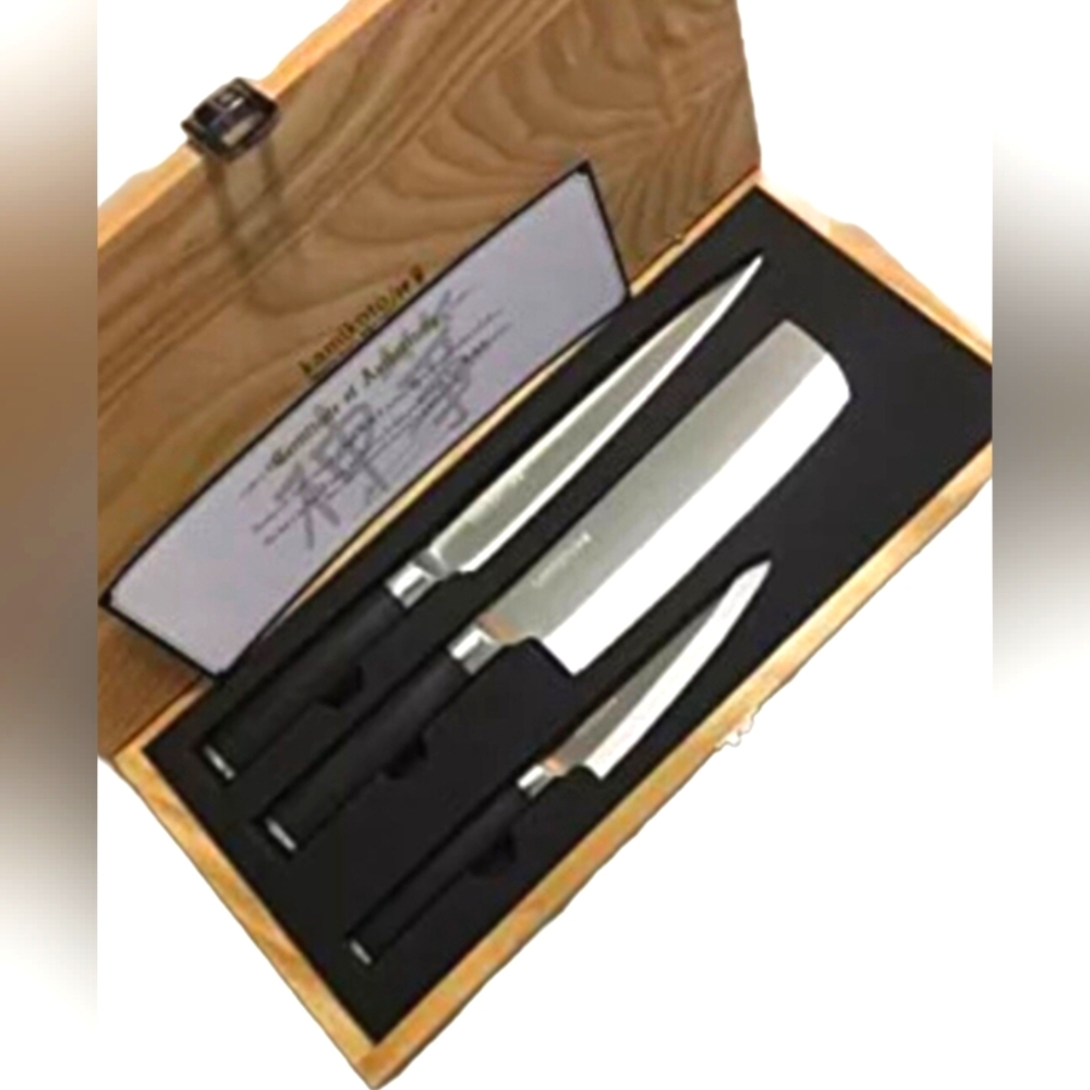 4 Pc Knife Set Chef Knives Kitchen knife case Professional Kitchen Knives